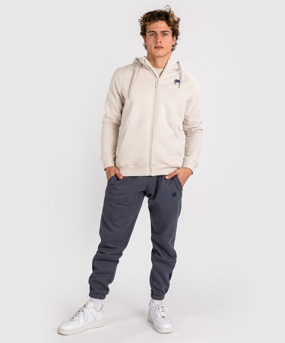 Venum Strikeland Full Zip Hoodie - Greige