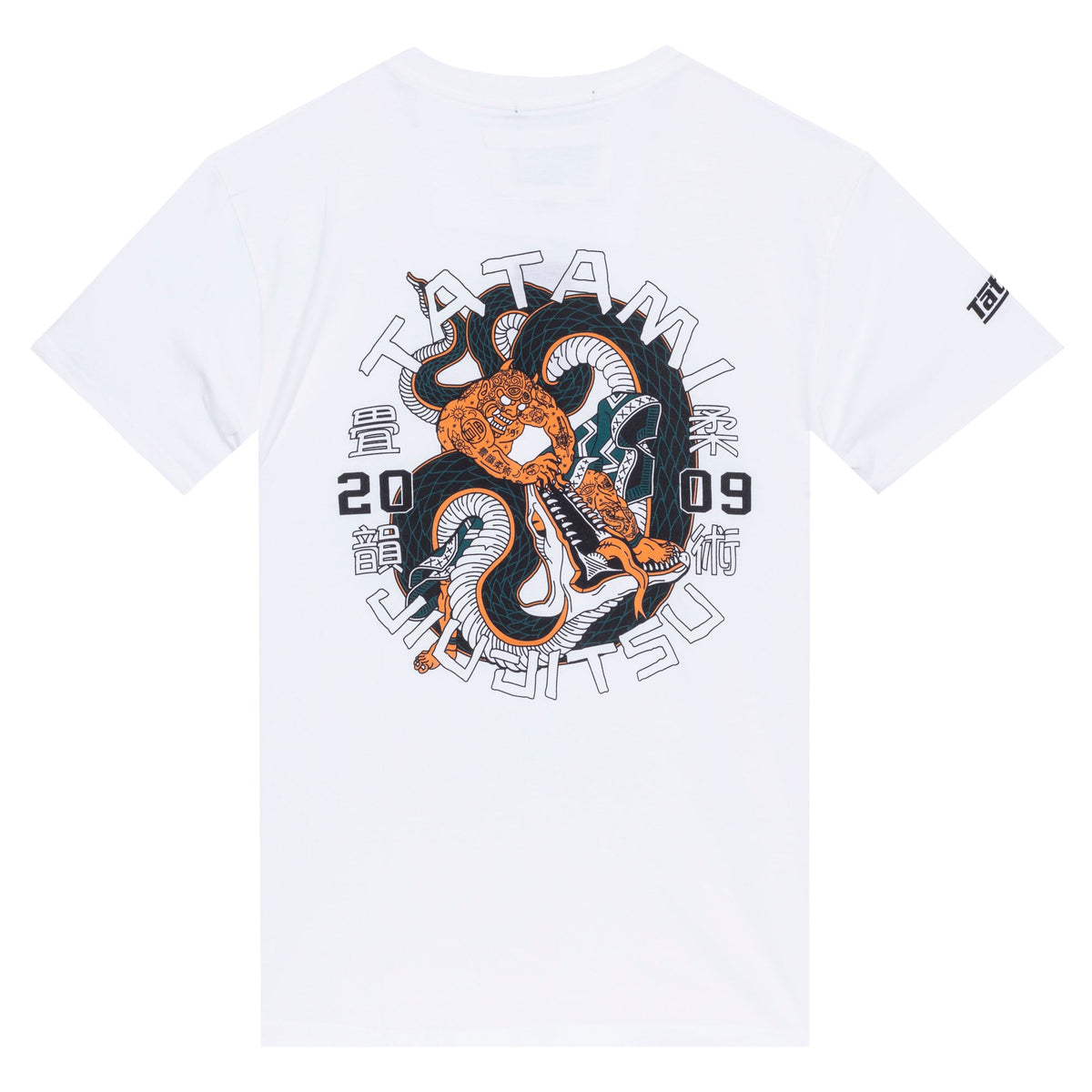 Tatami Fightwear Serpent Organic Camiseta - Blanco
