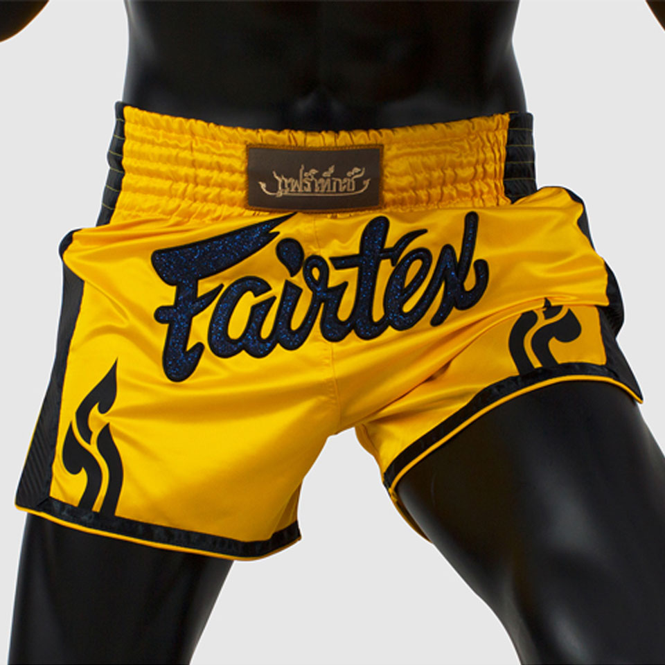 Fairtex Shorts de Boxeo Muay Thai – Amarillo