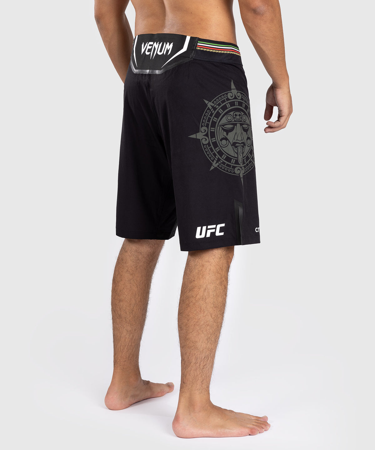 Noche UFC by Venum Authentic Fight Night Pantalones cortos de combate para hombre - Corte largo - Negro