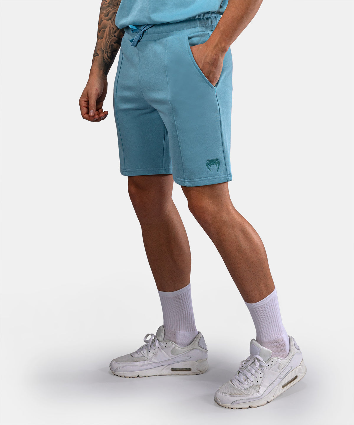 Venum Contender Fleece Shorts aus Baumwolle – Türkis