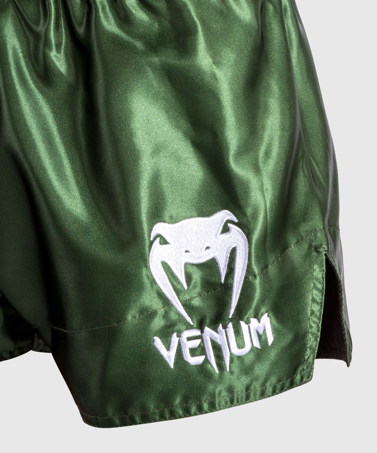 Venum Classic Short Muay Thaï Kaki/Blanc