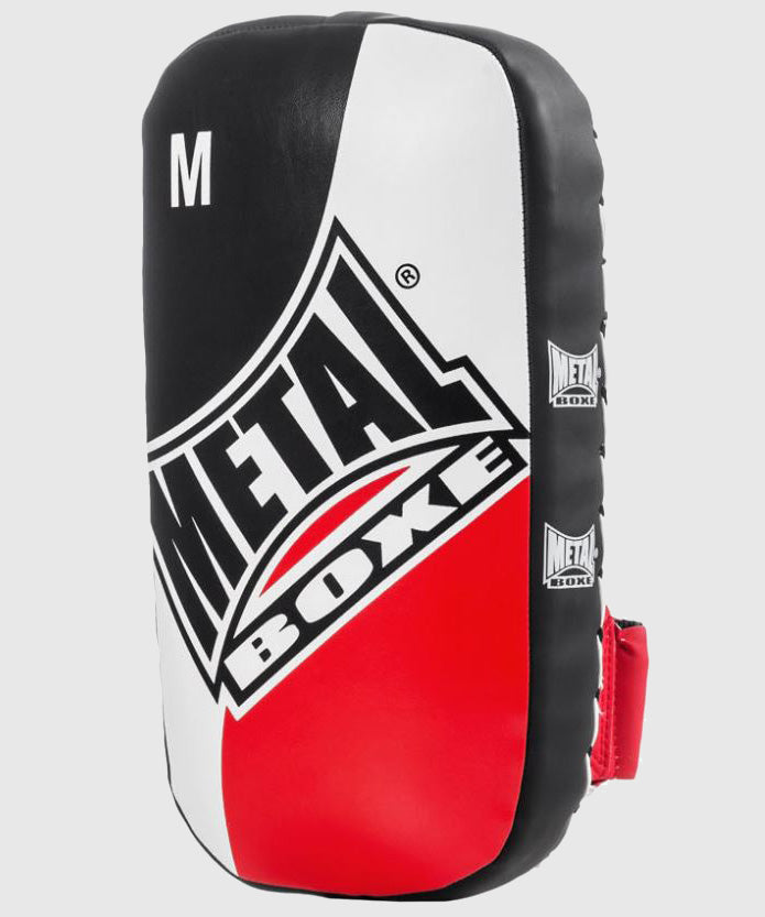 Metal Boxe Club M Colpitore Thai - Nero/Bianco/Rosso - Singolo