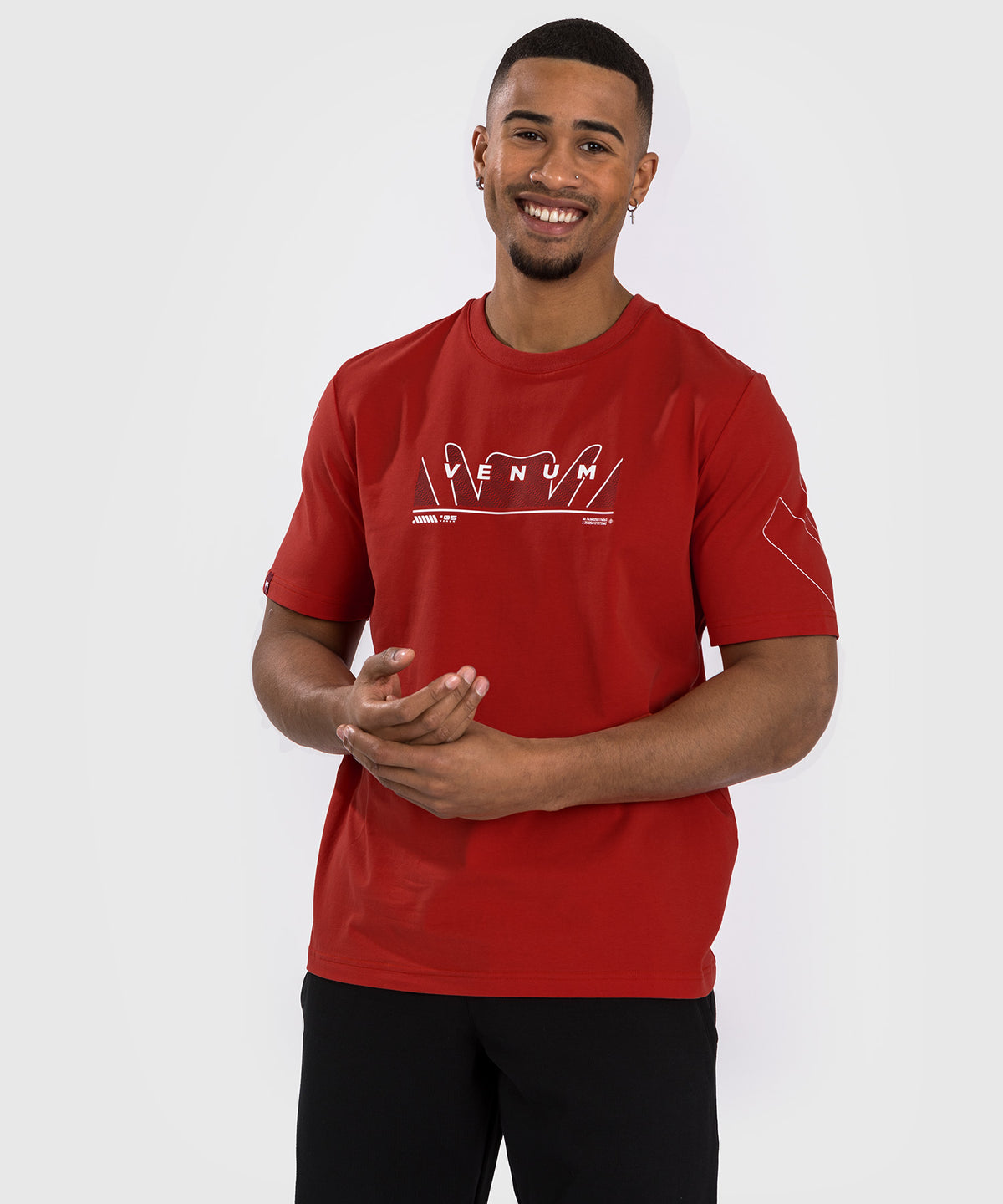 Venum Snake Print Camiseta - Rojo