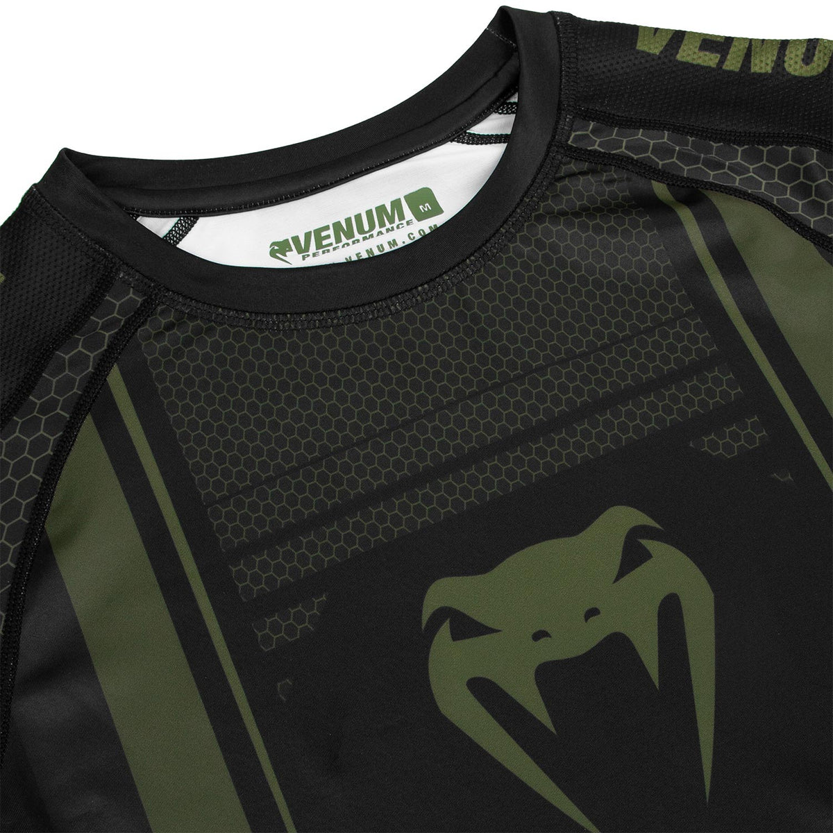 Rashguard Venum Technical 2.0 - Manches Longues - Noir/Kaki - Exclusivité