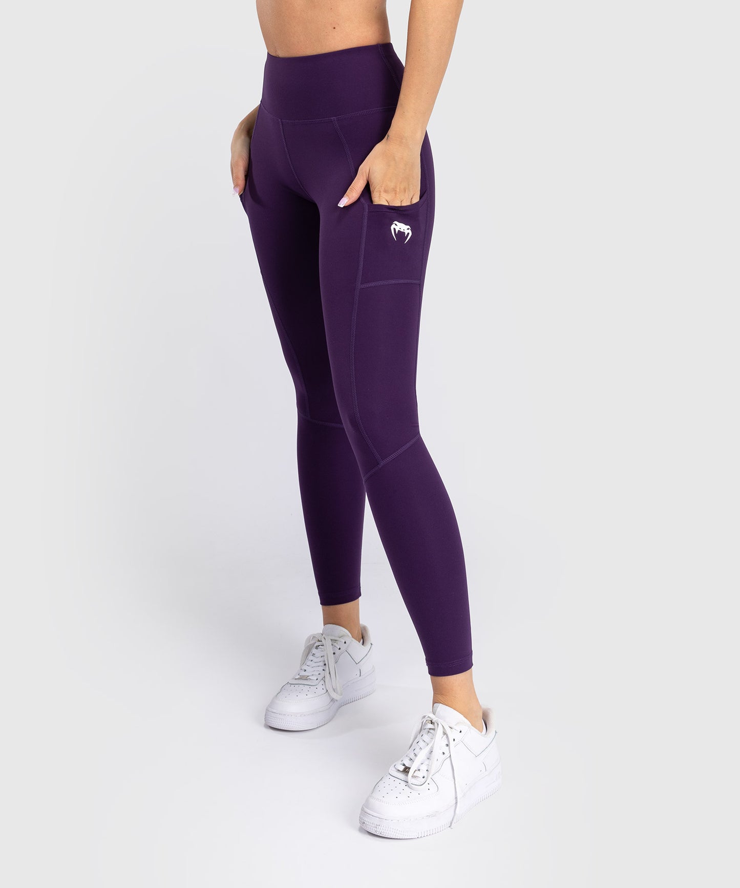 Venum Essential Performance Leggings da Donna - Viola Scuro