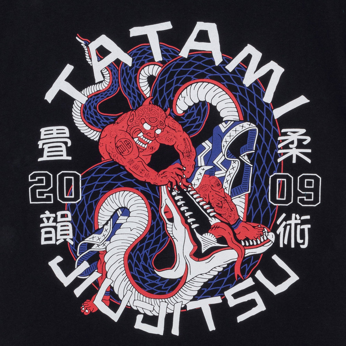 Tatami Fightwear Serpent Organic Maglietta - Nero