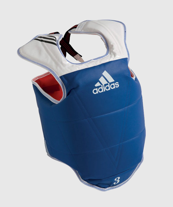 Adidas Trainings- & Wettkampf-Brustschutz Reversibel WT Approved - Rot/Blau