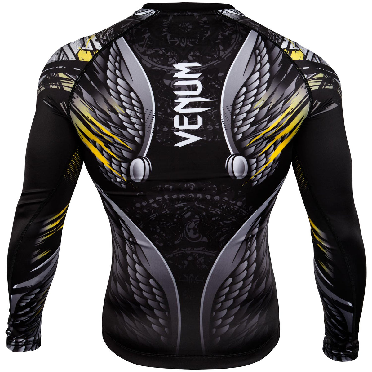 Venum Viking 2.0 Rashguard - Langarm - Schwarz/Gelb