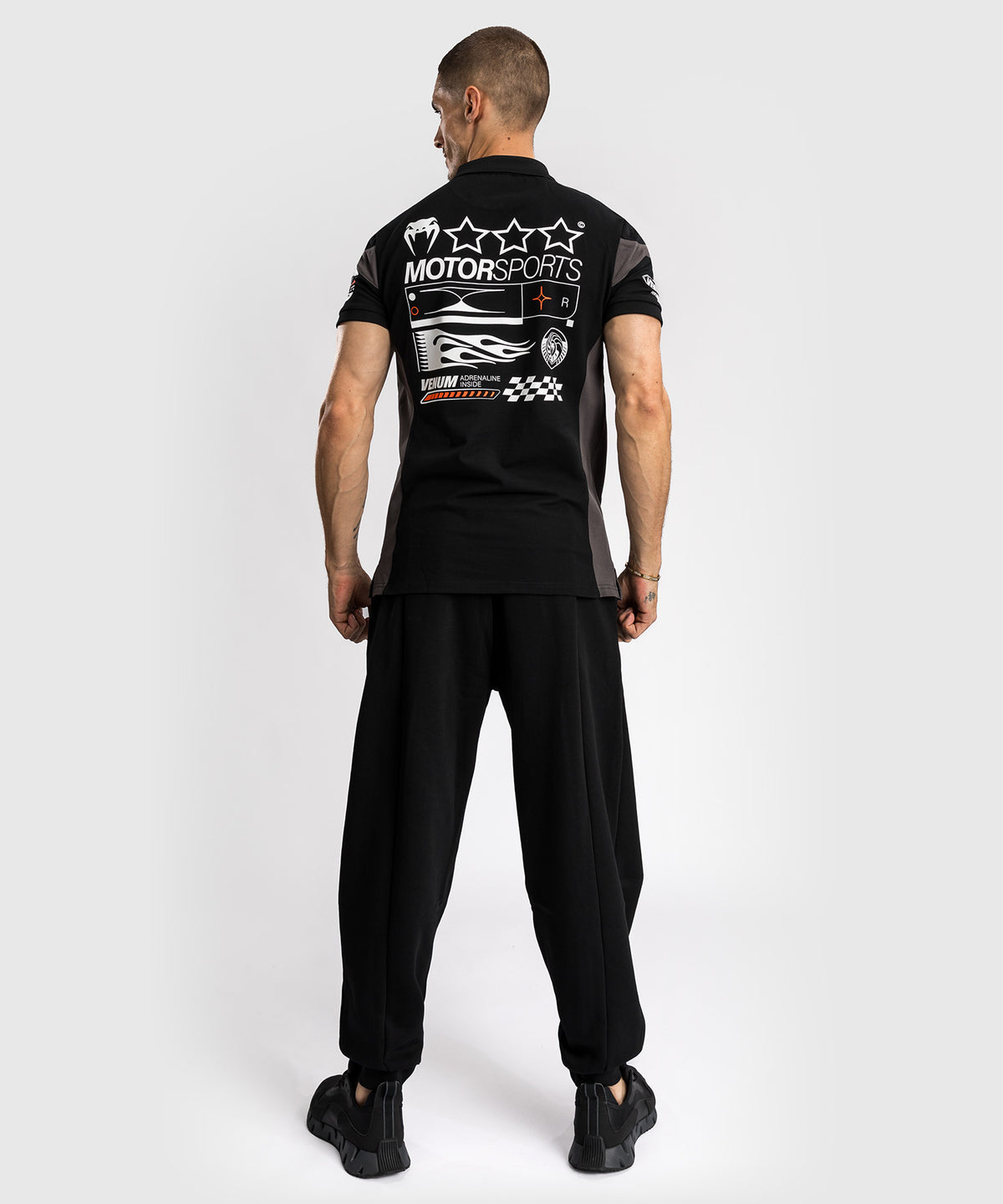 Polo en Coton Venum Motorsport - Noir Profond