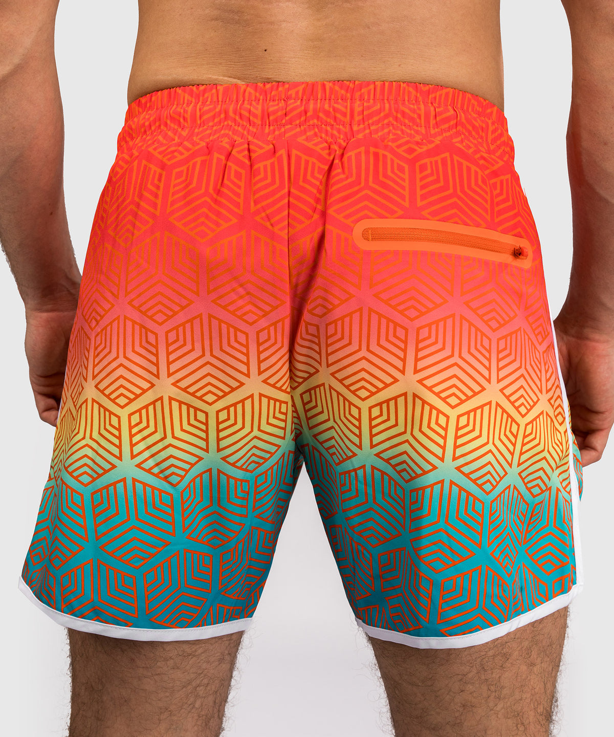 Venum Octane Boardshorts - Sunset Orange/Himmelblau