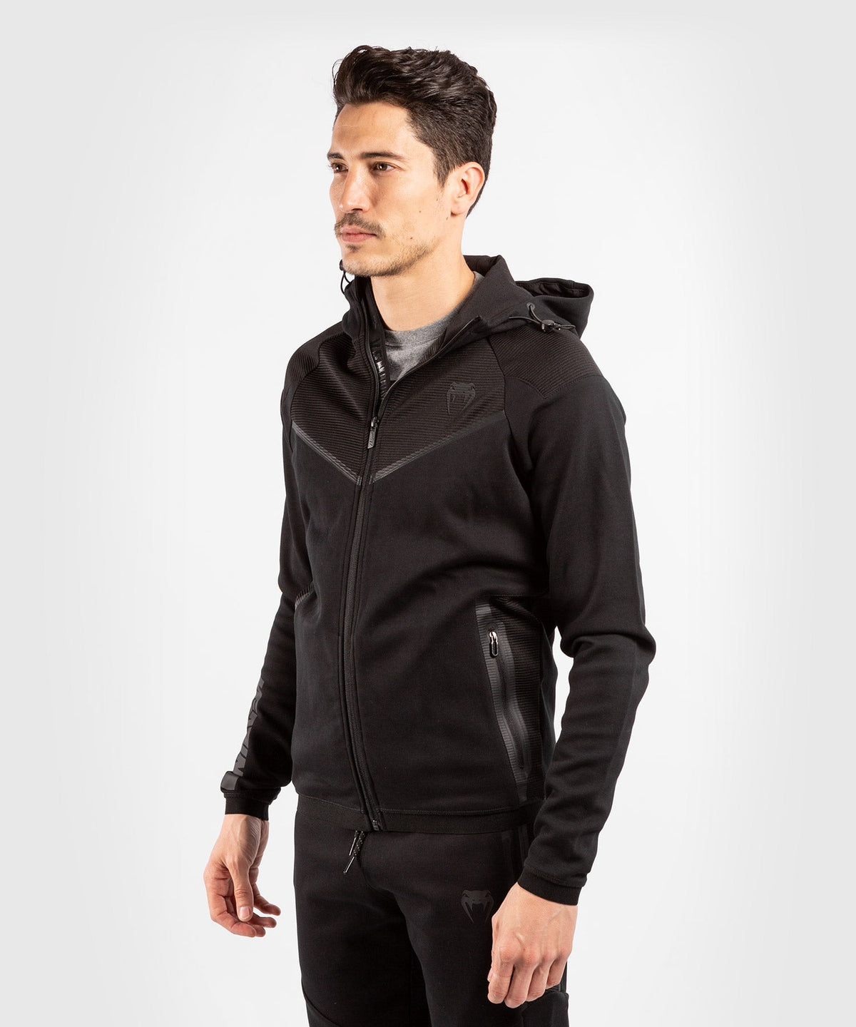 Sweatshirt à Capuche Venum Laser Evo 2.0 - Noir/Noir