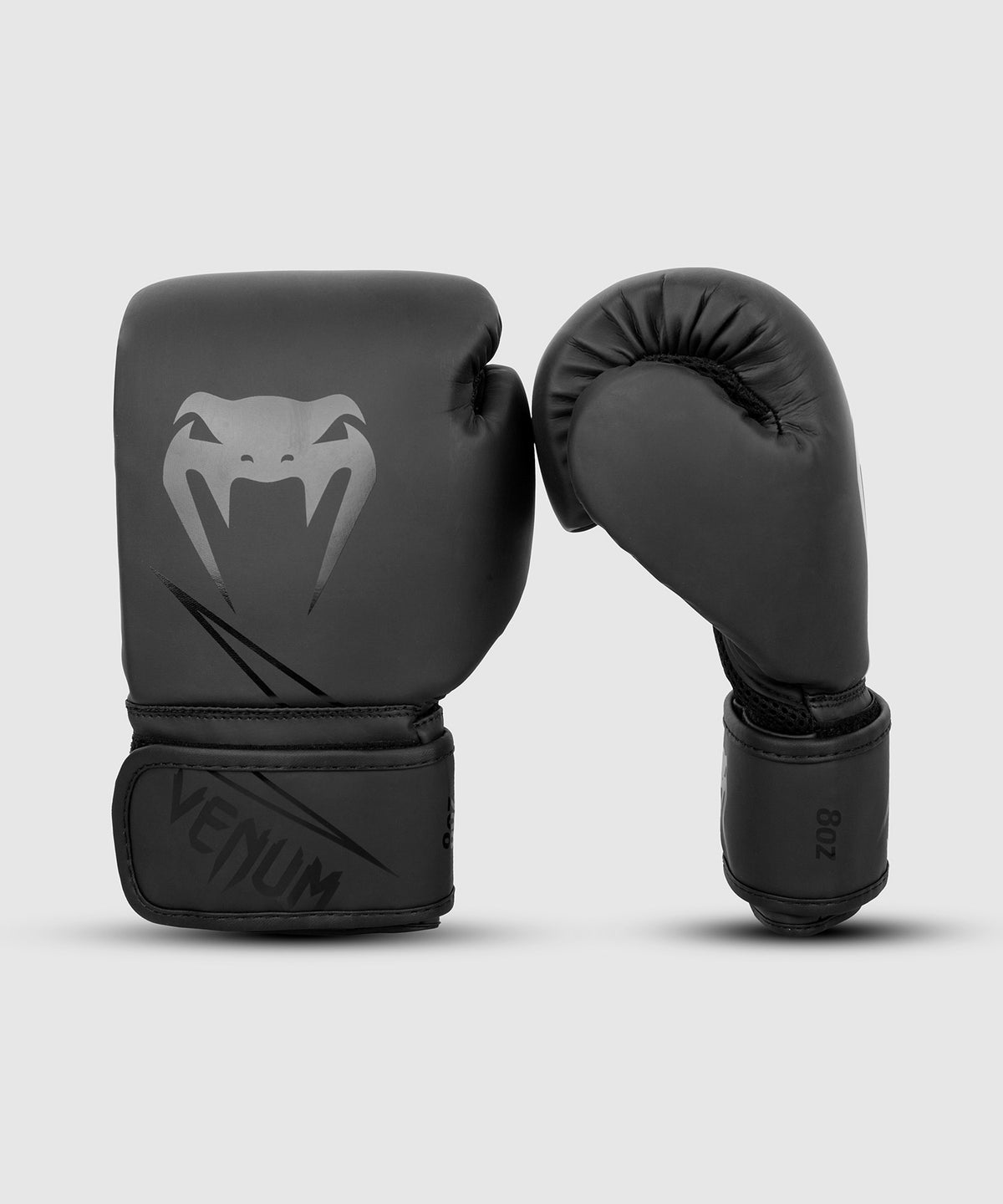 Gants de Boxe Venum Classic - Noir/Noir - 8oz - Edition WLMT avec poignet ajustable par velcro