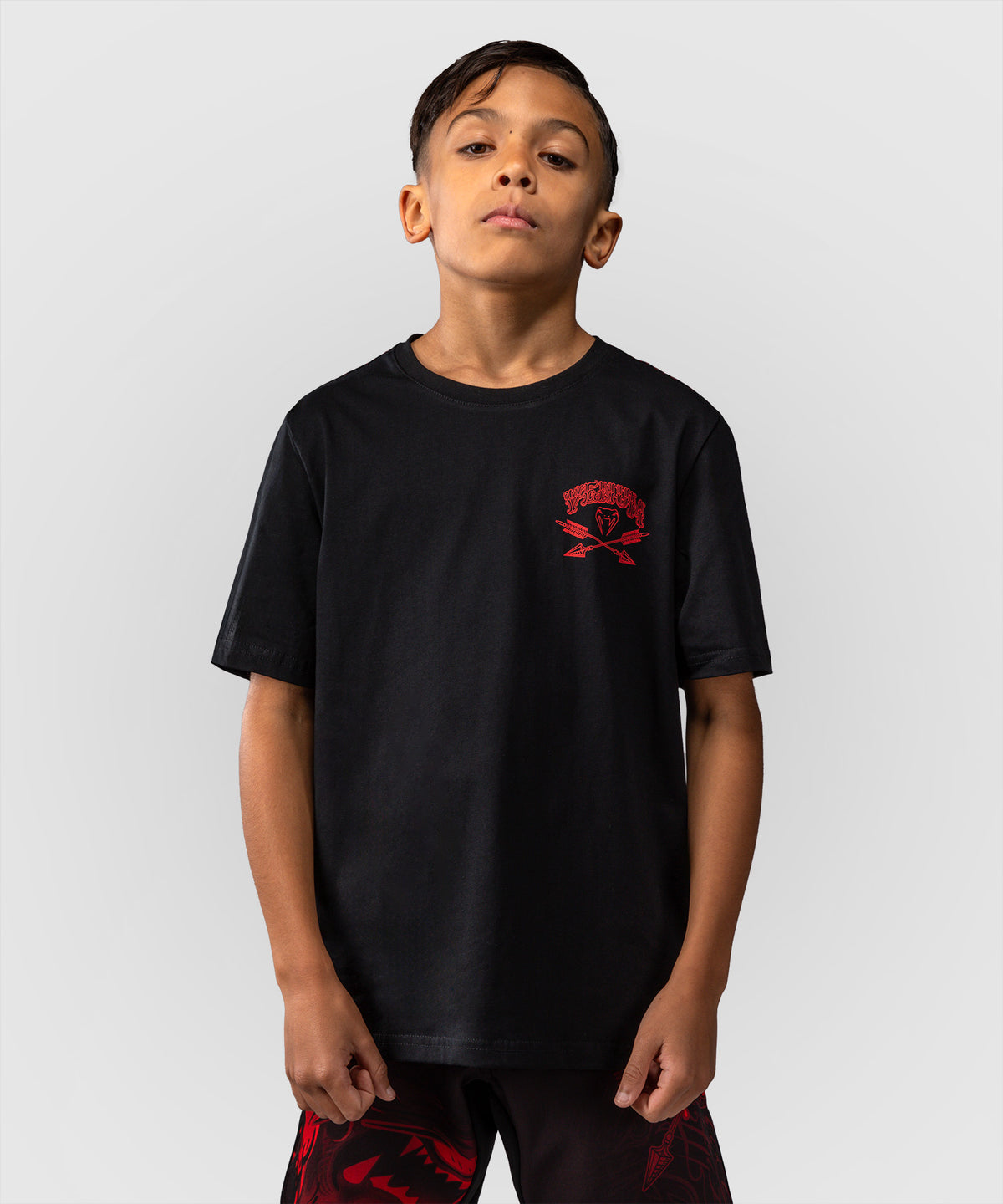 Venum Wolf Atak Maglietta Per Bambini – Nero/Rosso