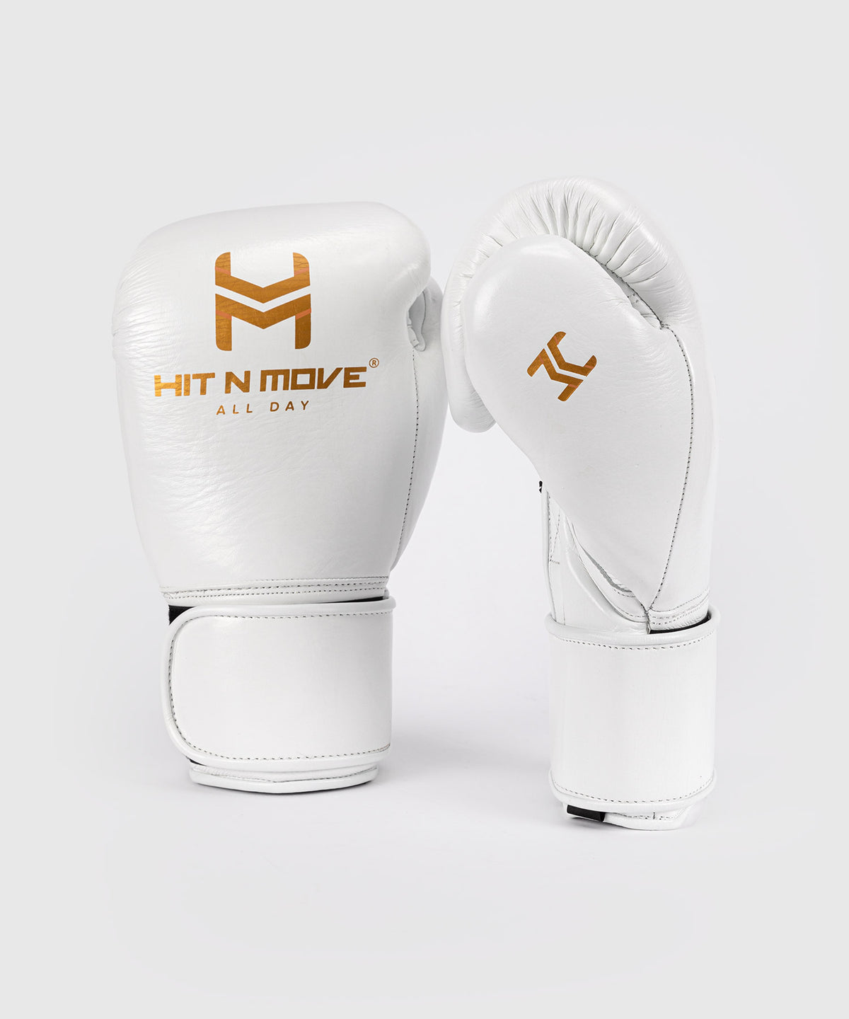 Hit N Move All Day® Pro Guantoni da Boxe - Bianco