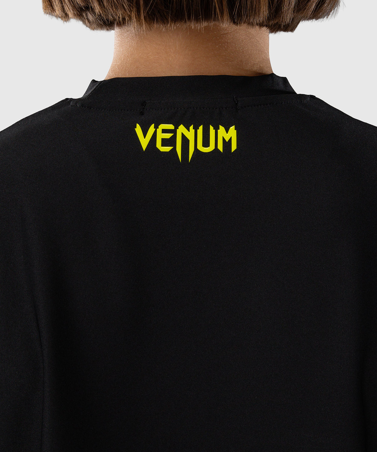 Venum Lazer Women's Dry Tech T-Shirt - Black/Yellow