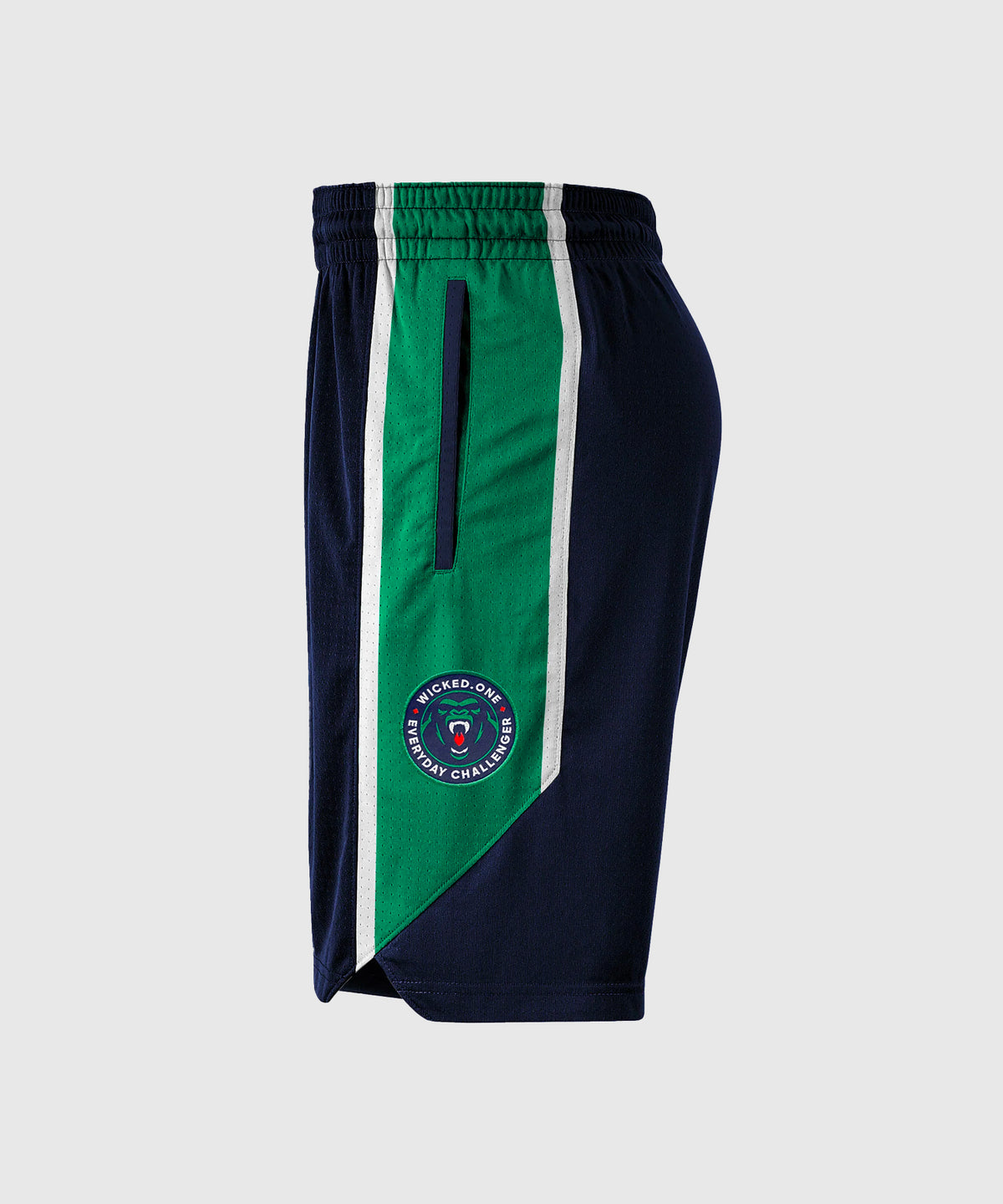 Short de MMA Wicked One Whacks - Navy/Vert