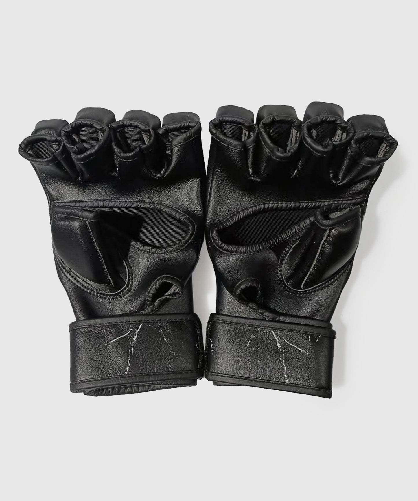 Wicked One Right MMA-Lederhandschuhe - Schwarz/Rot