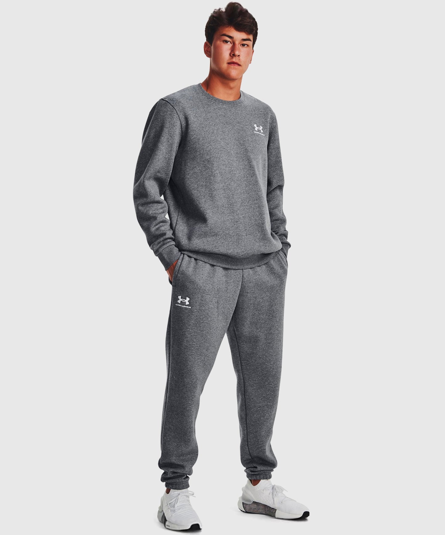 Under Armour Ua Essential Fleece Pantalón de Chándal – Gris