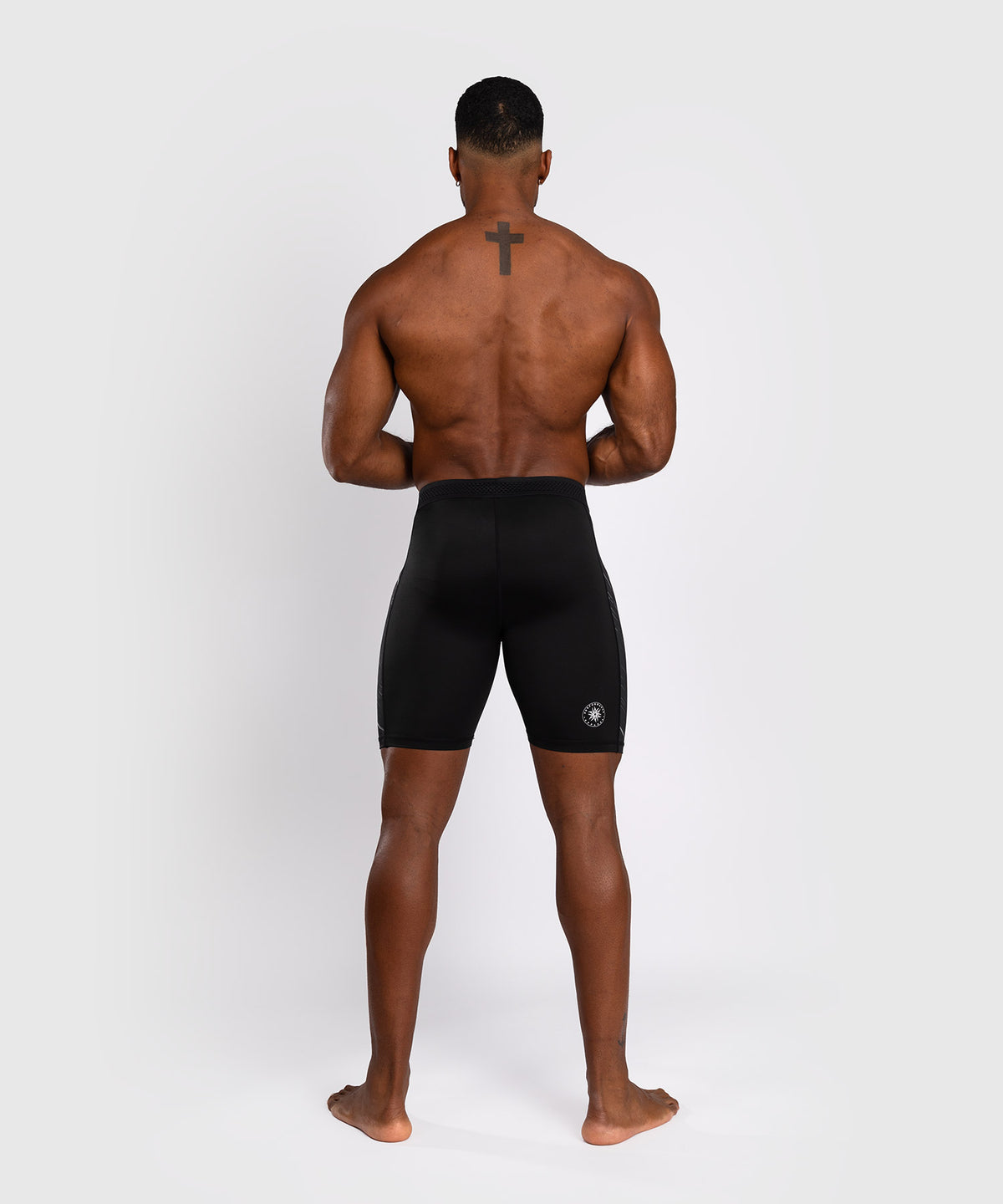 Venum Rapid Pantaloncini a compressione - Nero/Grigio Tempesta