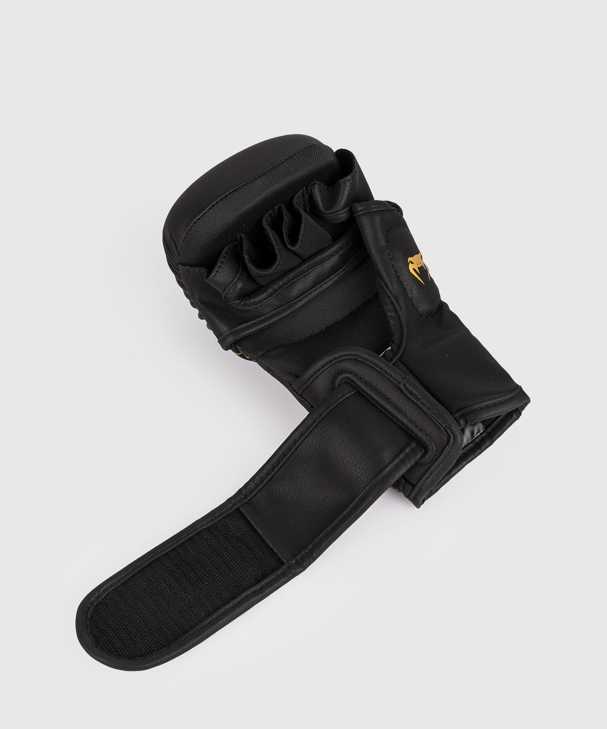 Venum Serpenti Sparring Gloves - Black/Silver/Gold
