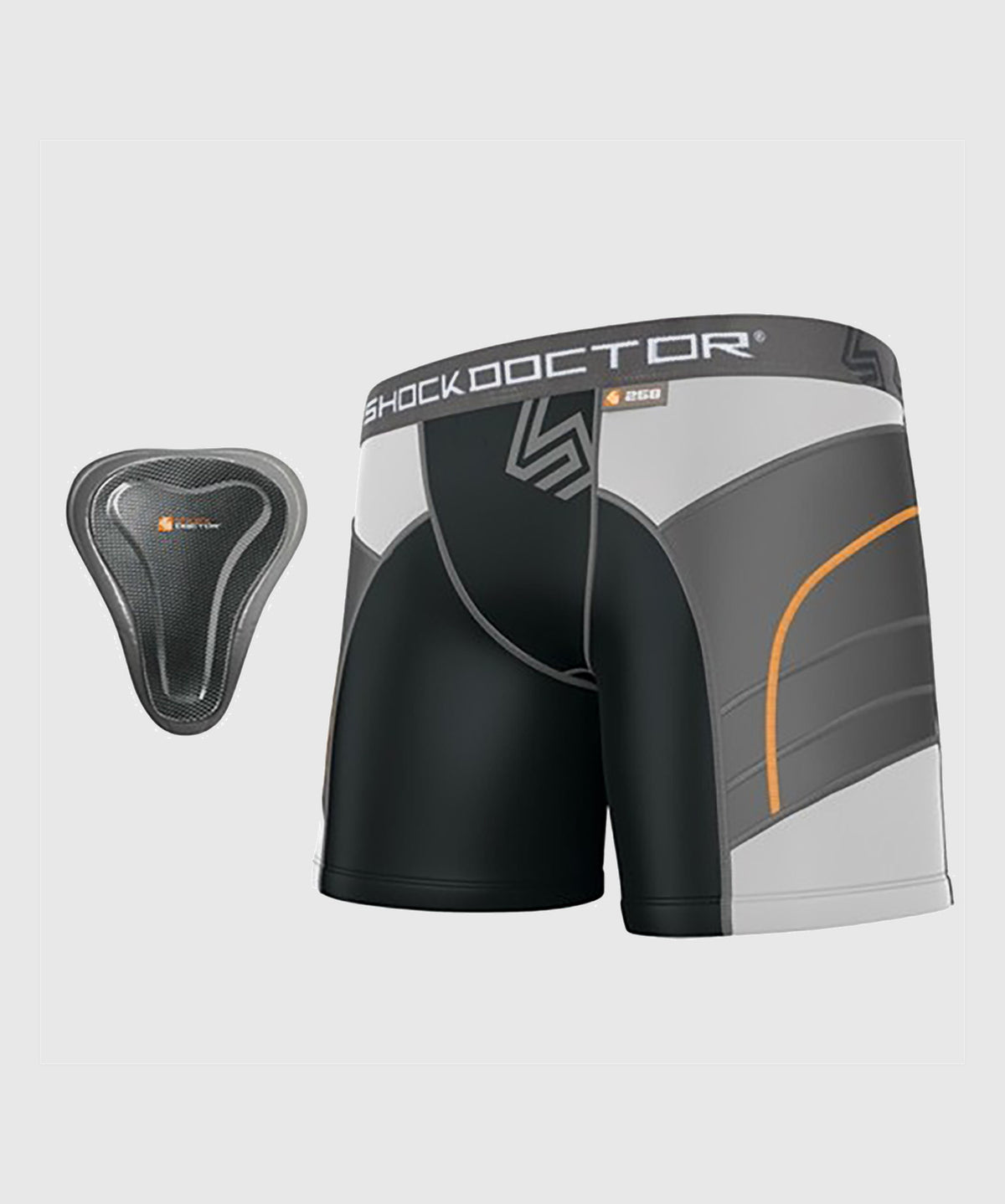 Shock Doctor Women's Double Compression Shorts + Pelvic Protector