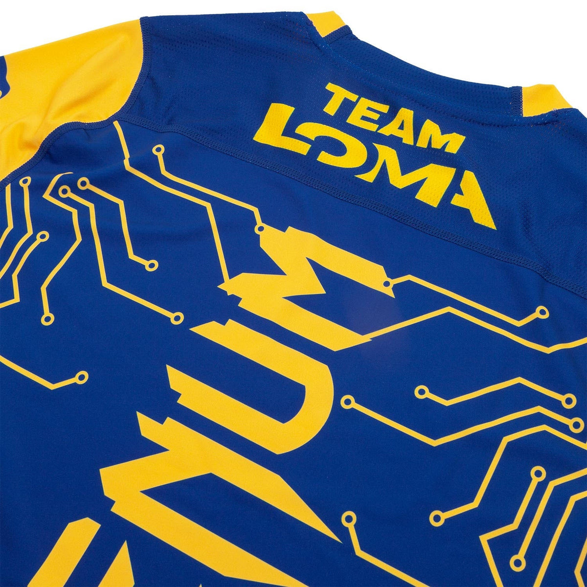 T-shirt Dry Tech Venum Loma Fight - Bleu/Jaune