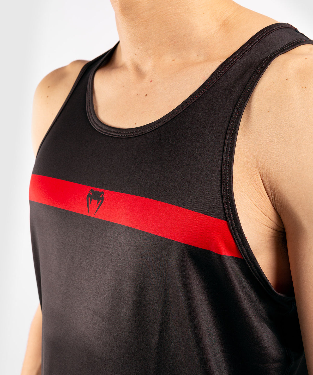 Camiseta sin mangas Dry-Tech Venum No Gi 3.0 - Negro/Rojo