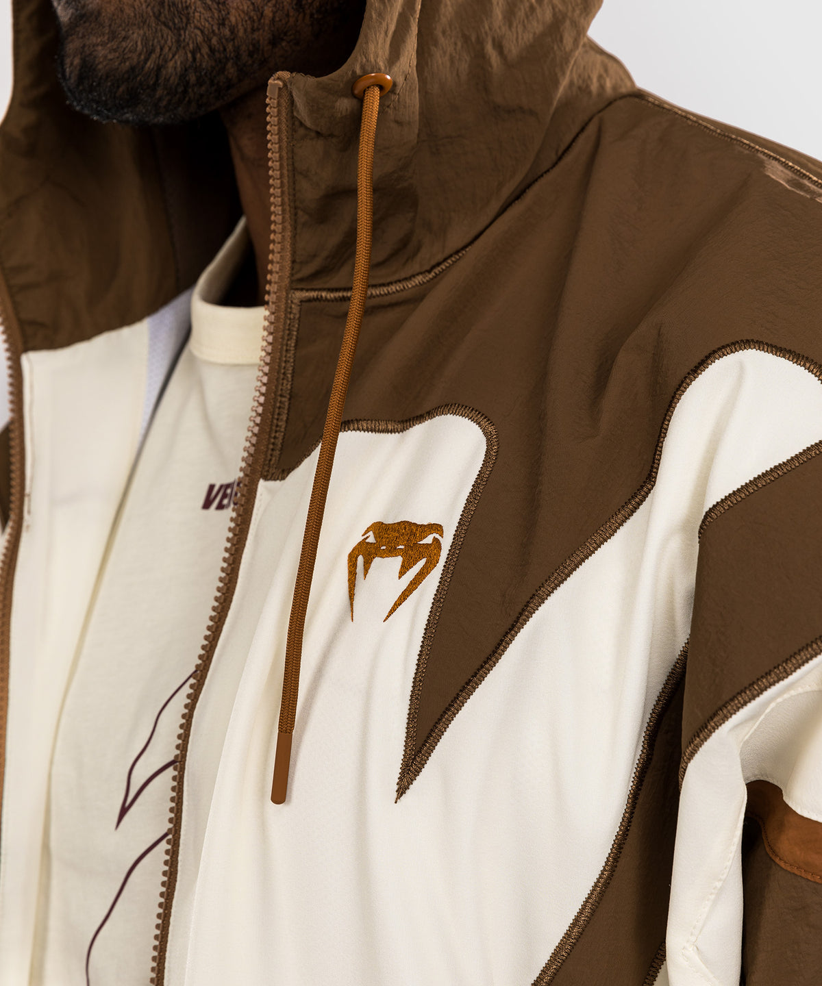 Venum Attack 90 Tracksuit Jacket - Dark Brown