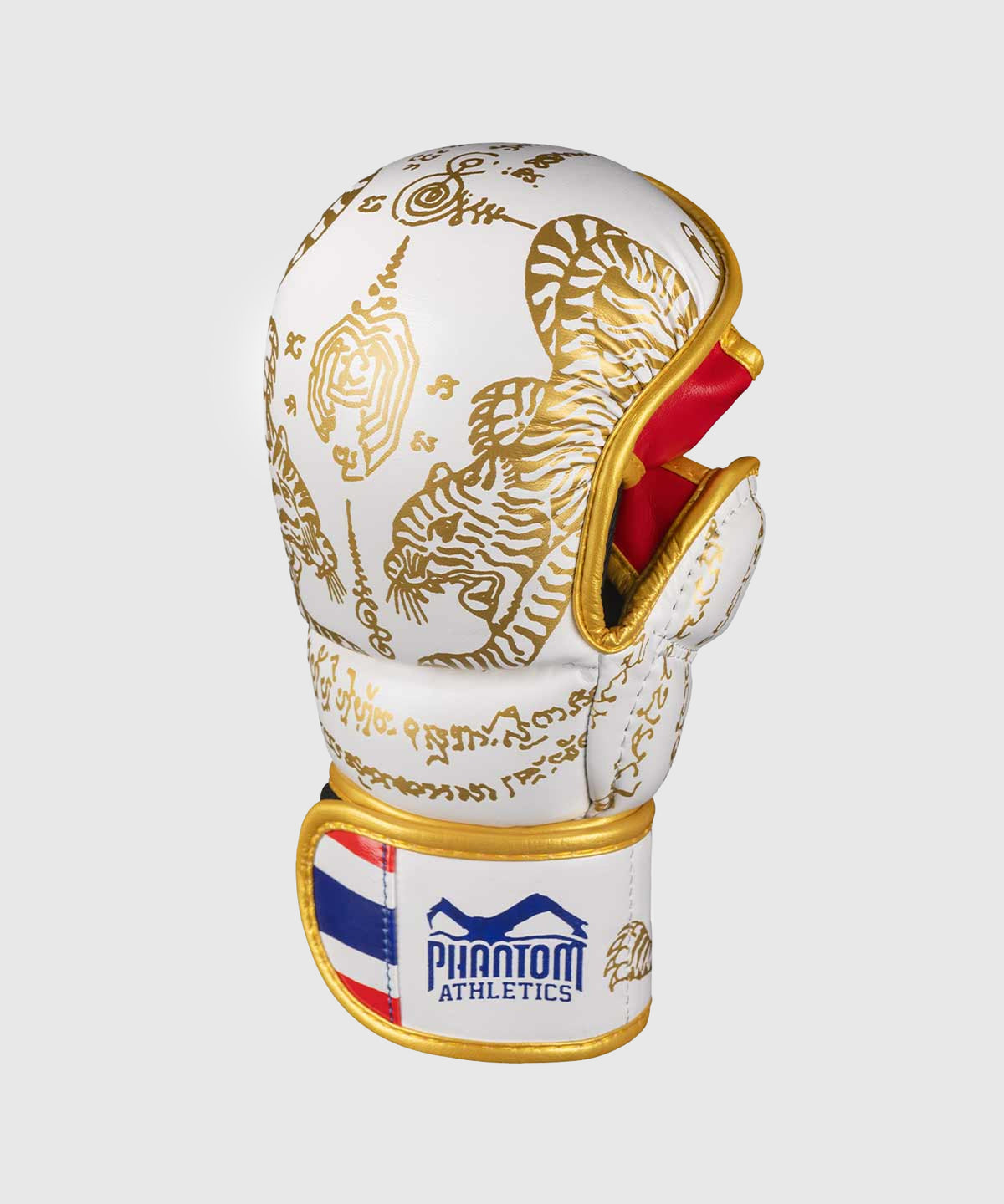 Phantom Athletics Muay Thai Edición Limitada Guantes de Sparring MMA - Blanco/Oro