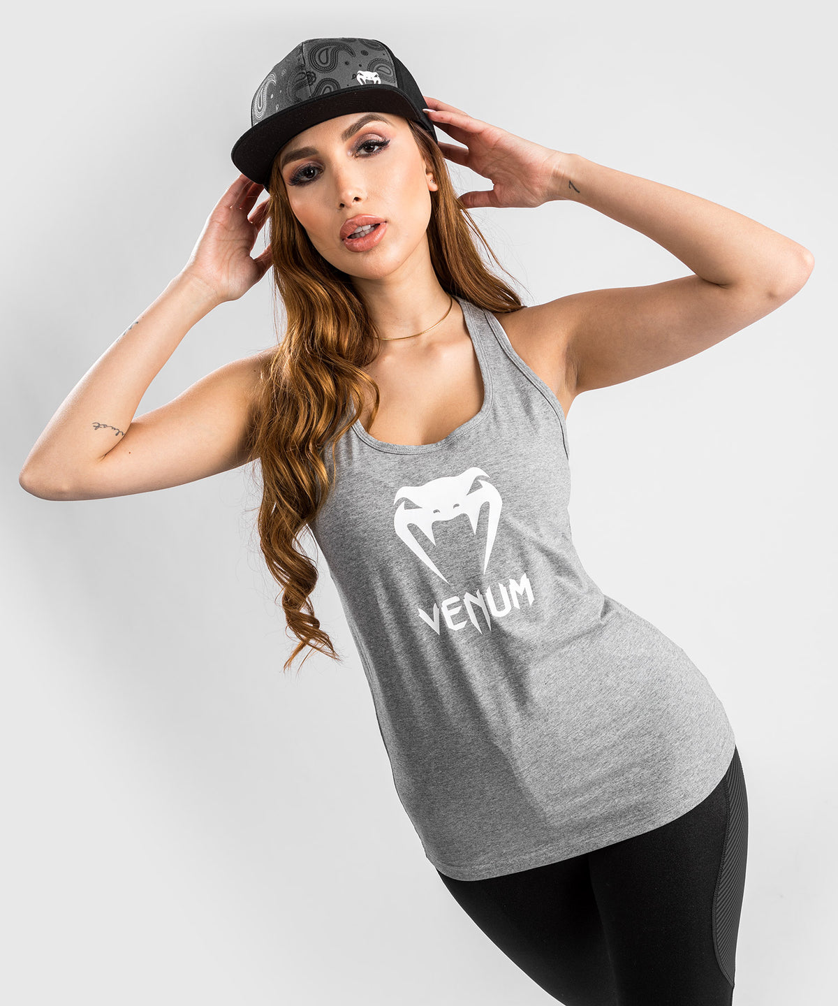 Venum Classic Tank Top – Für Frauen - Hellgrau Meliert