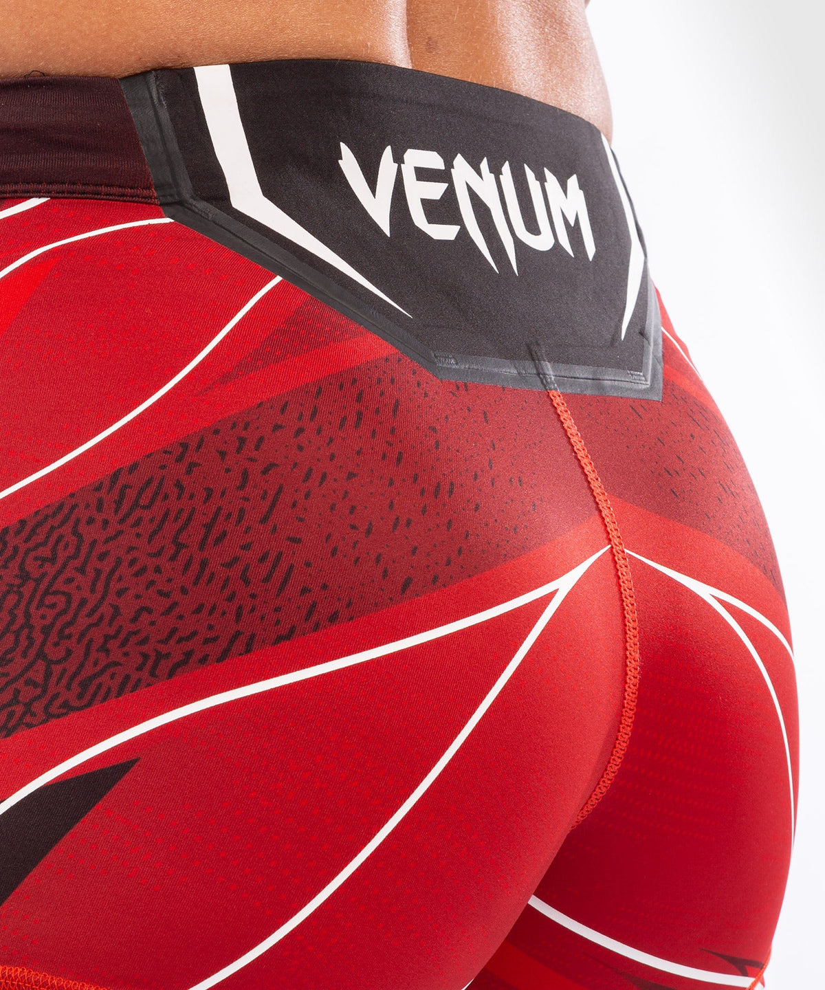 Short de compression pour Femmes UFC Venum Authentic Fight Night - Coupe Courte - Rouge