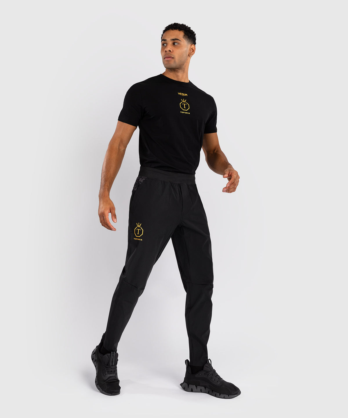 Venum x Topuria Unmatched Edition Pantaloni Jogging - Nero/Oro