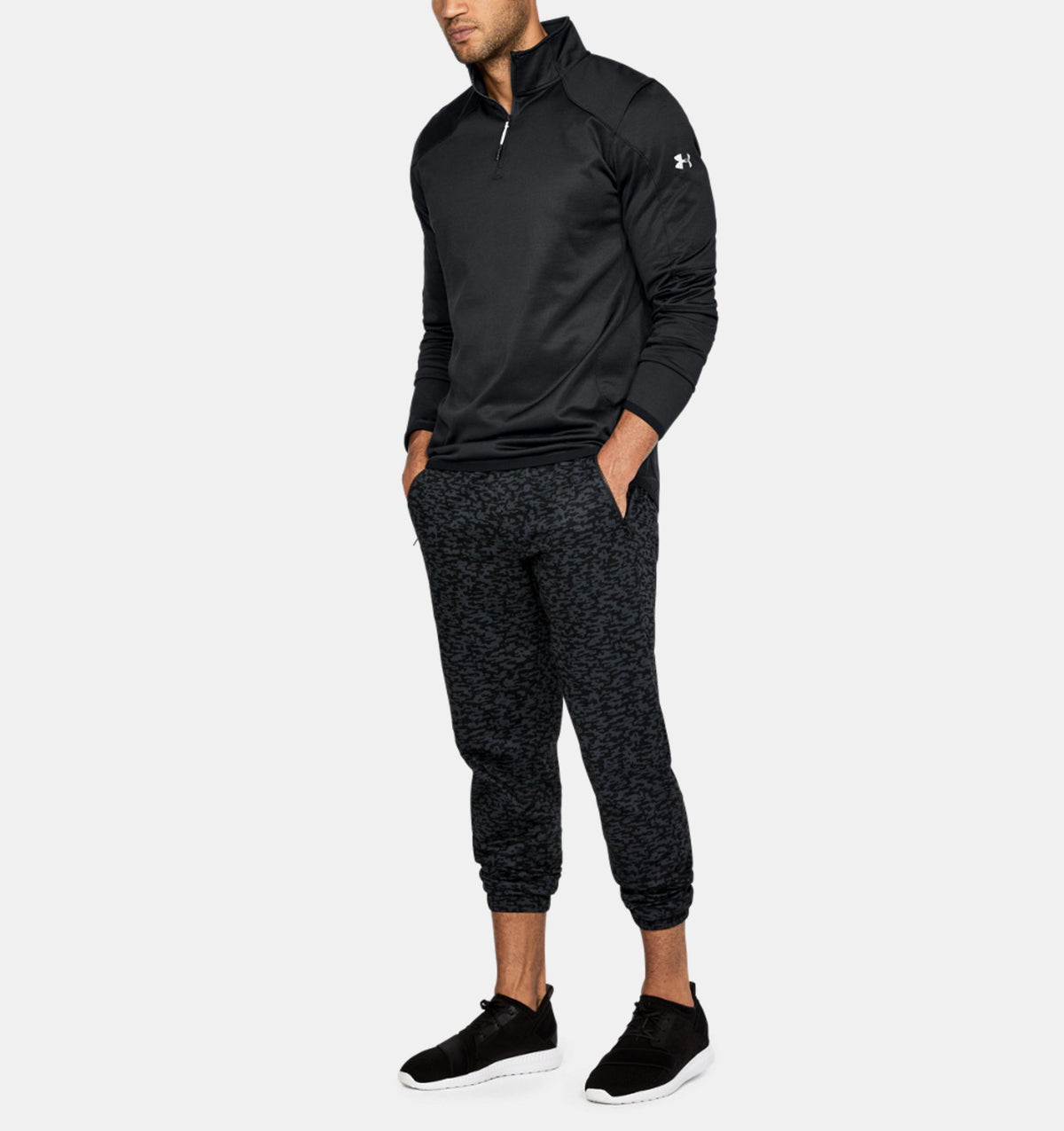 Under Armour ColdGear Reactor Maglia a Maniche Lunghe – Nero