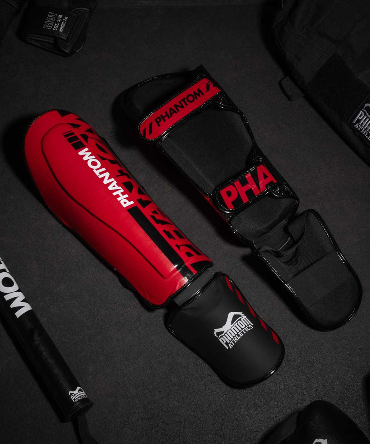 Phantom Athletics Apex Schienbeinschoner - Rot