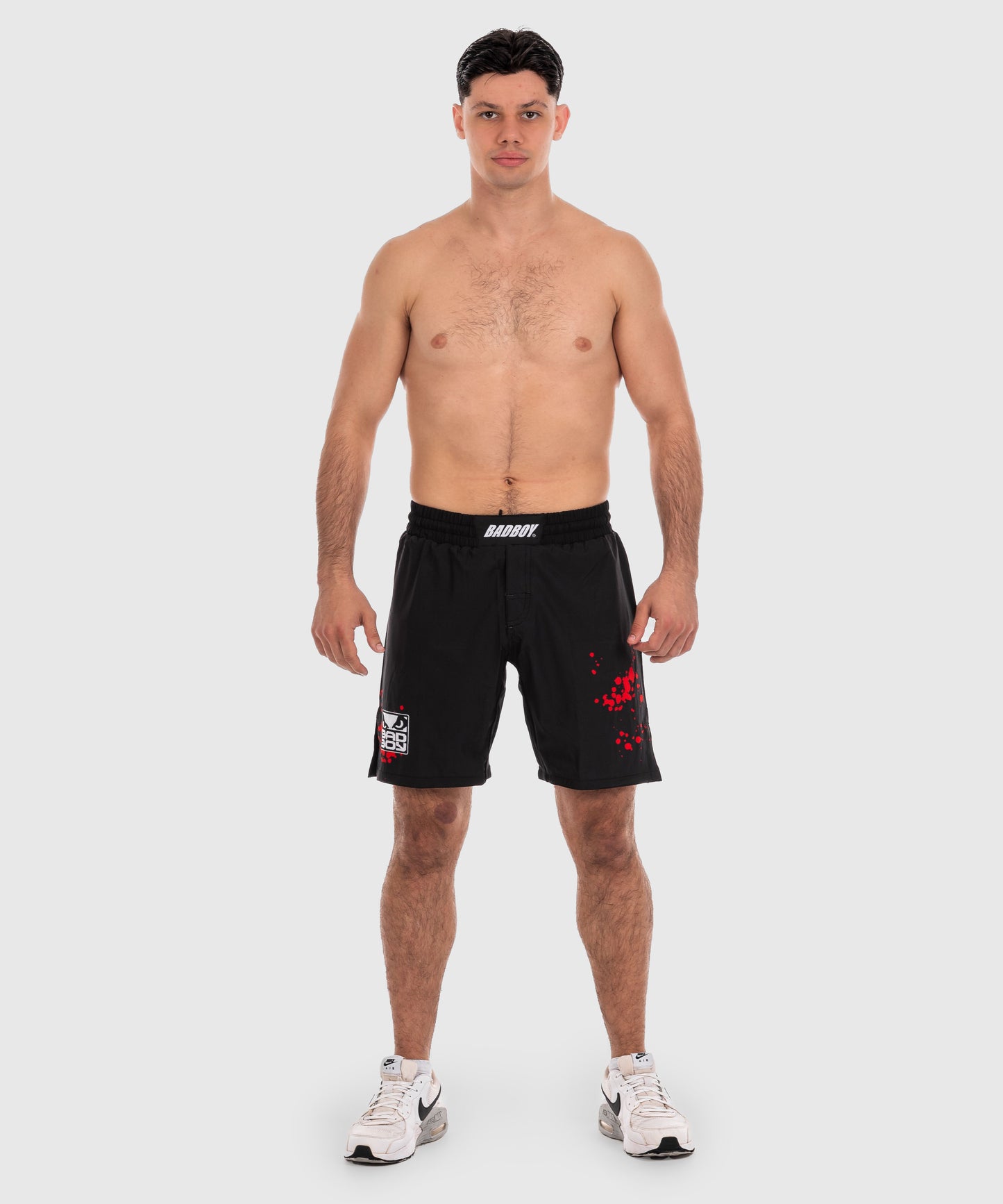 Bad Boy Splatter Fight-Shorts - Schwarz/Rot