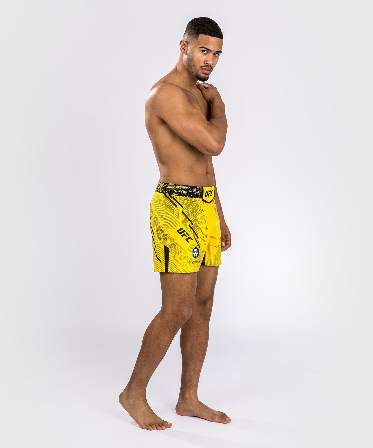 UFC Men's Adrenaline by Venum Authentic Fight Night Short - Yellow