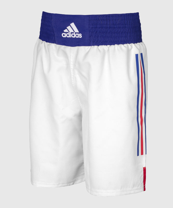 Adidas FFB Pantaloncini Boxe Inglese - Bianco