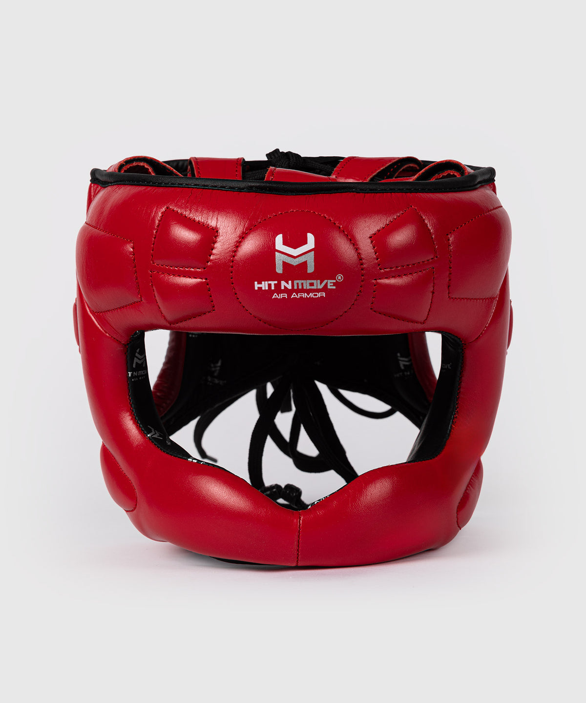 Hit N Move Casco da Boxe con Barra - Rosso