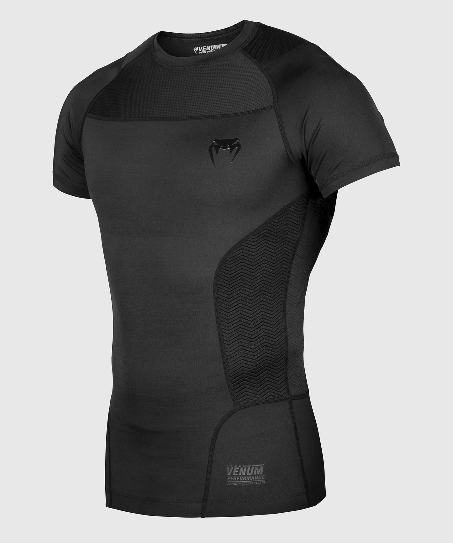 Rashguard Venum G-Fit - Kurzarm - Schwarz