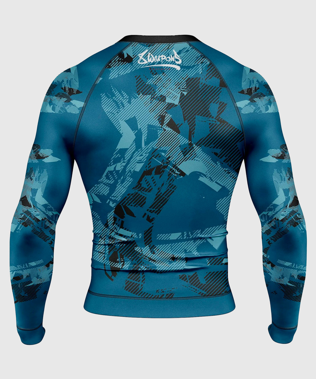 8 Weapons Hit 2.0 Rashguard de Manga Larga - Azul