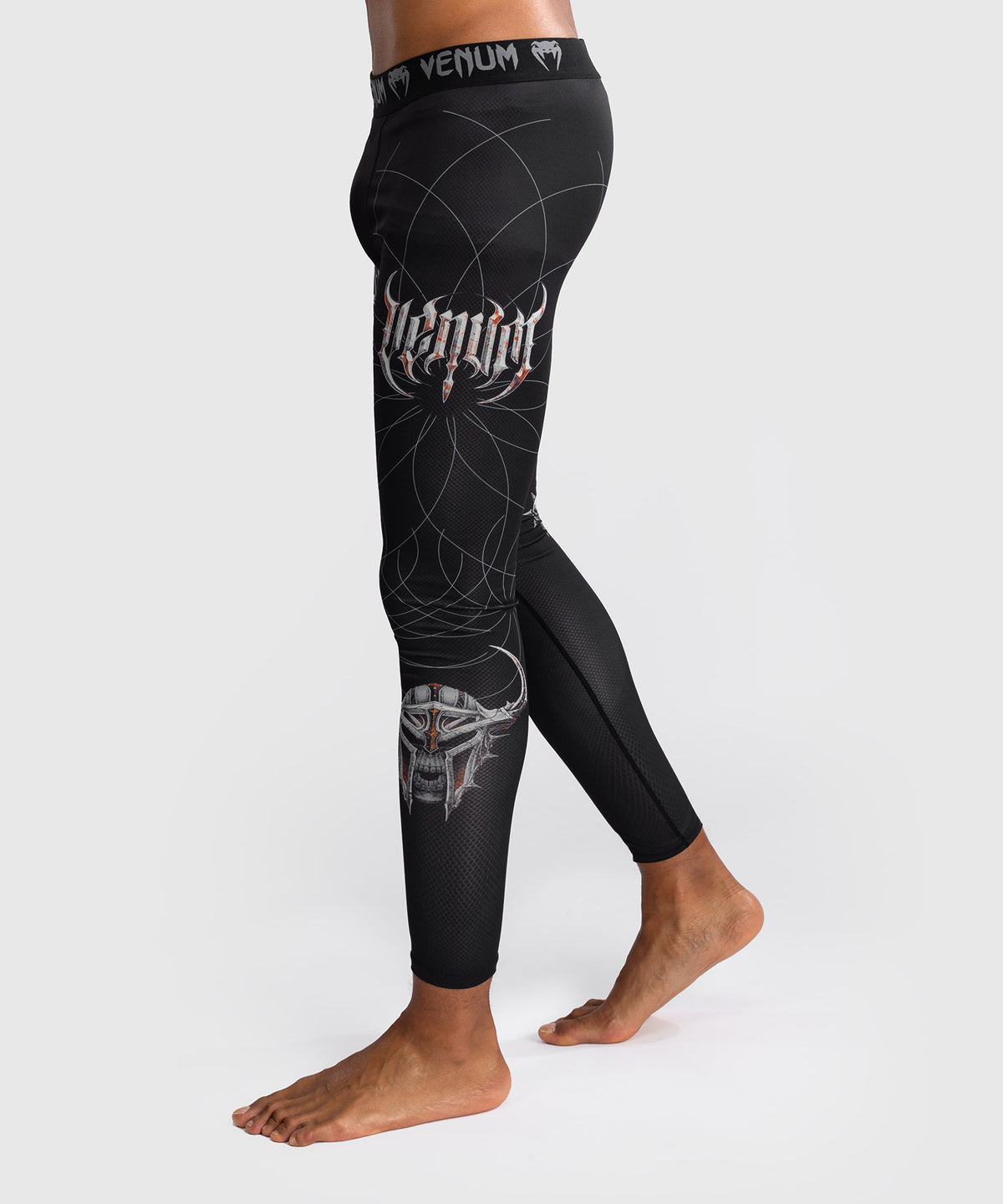 Venum Gladiator 5.0 Mallas Para Hombres - Negro/Plata
