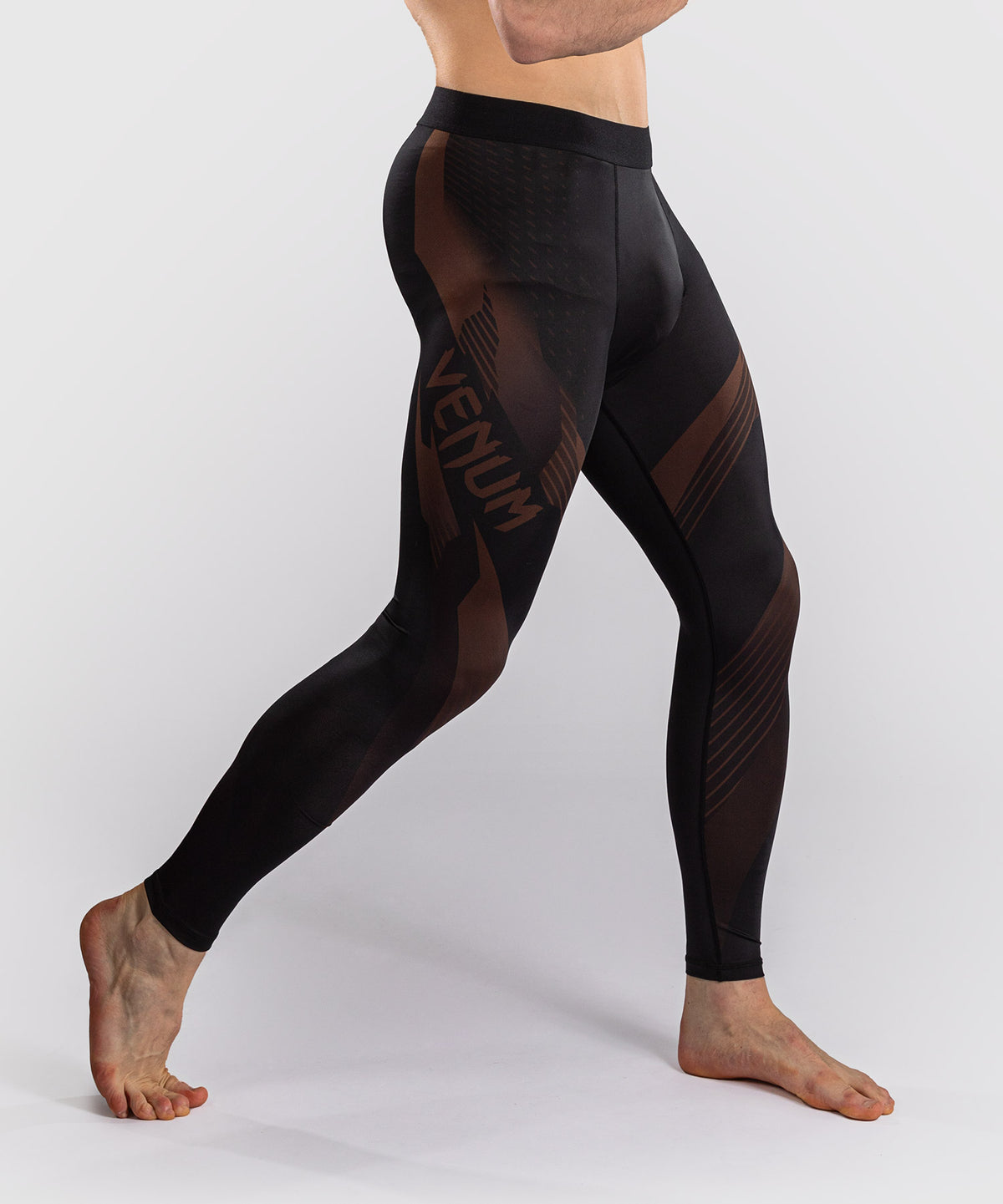 Pantalon de compression Venum No-Gi 6.0 - Noir/Marron