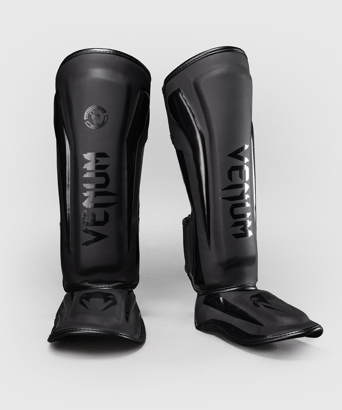 Venum Elite Standup Shin Guards - Matt/Schwarz