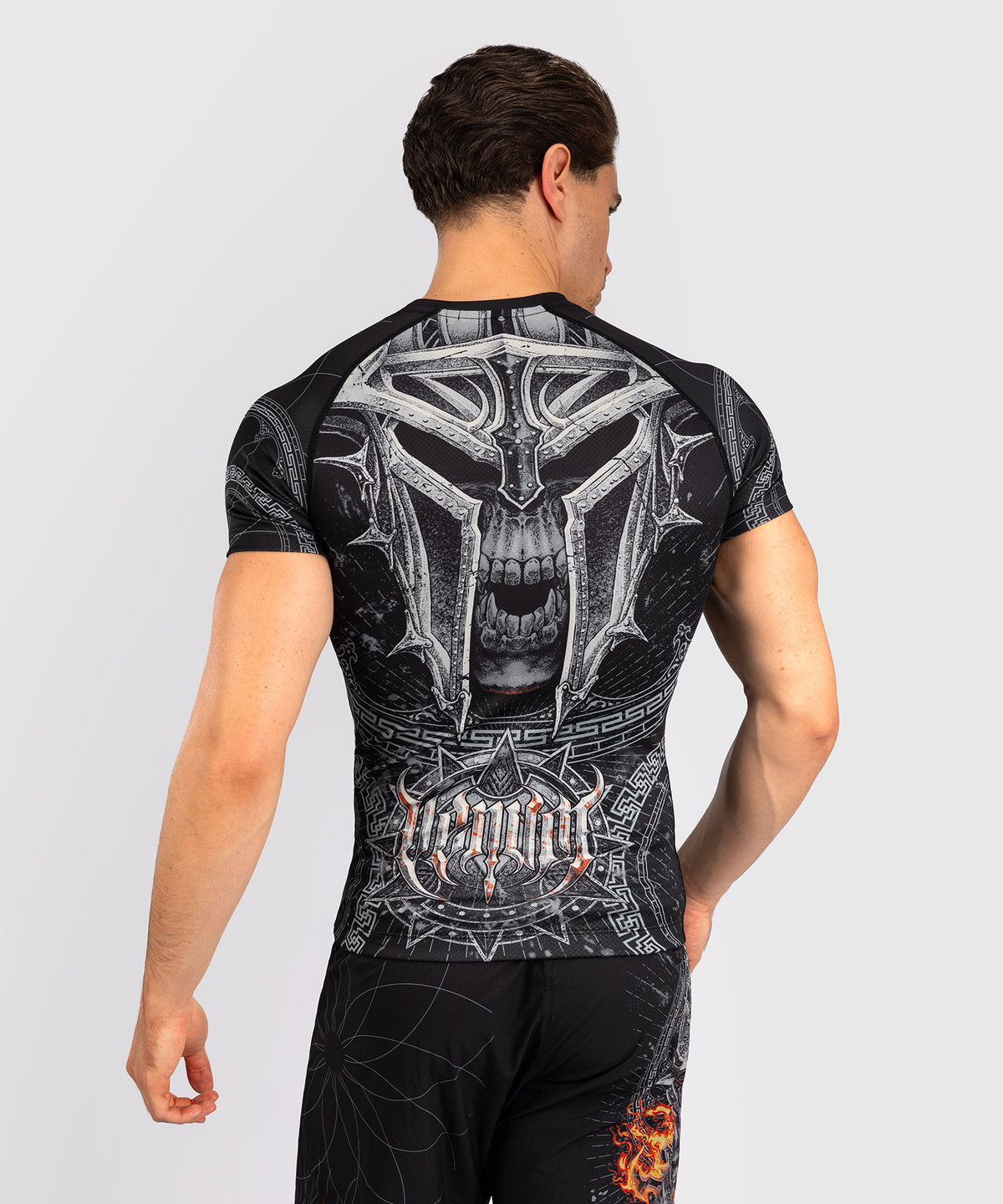 Venum Gladiator 5.0 Camiseta De Manga Corta Para Hombre - Negro/Plata
