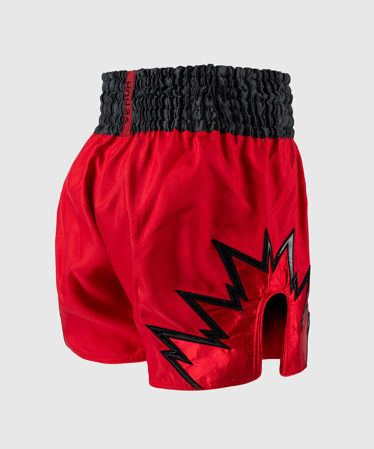 Venum Inferno Muay Thai Shorts - Rot/Charcoal Grau/Schwarz