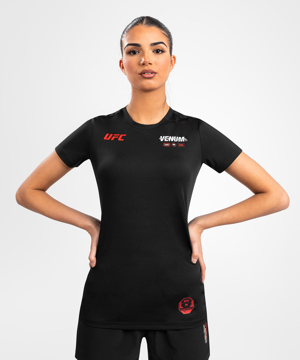 UFC Adrenaline by Venum Fight Week Maglietta Dry-Tech da Donna - Nero