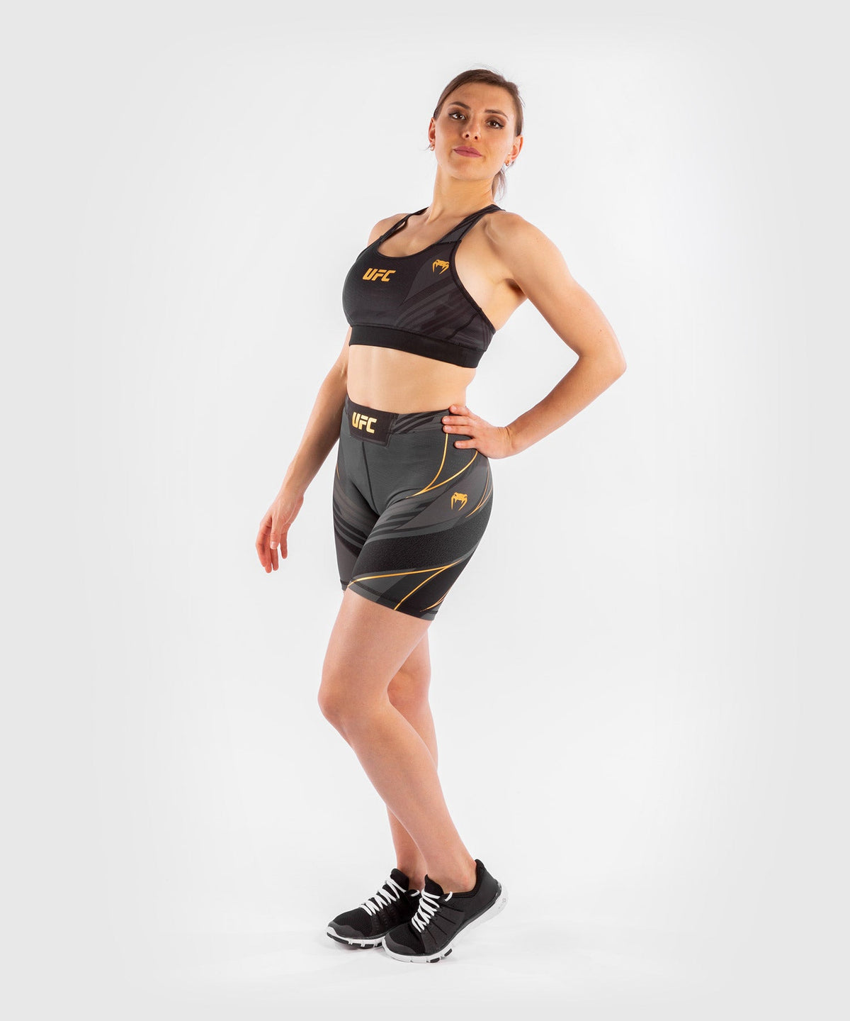 Short de compression pour Femmes UFC Venum Authentic Fight Night - Coupe Longue - Champion