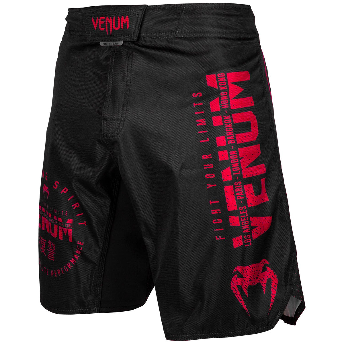 Fightshort Venum Signature - Noir/Rouge