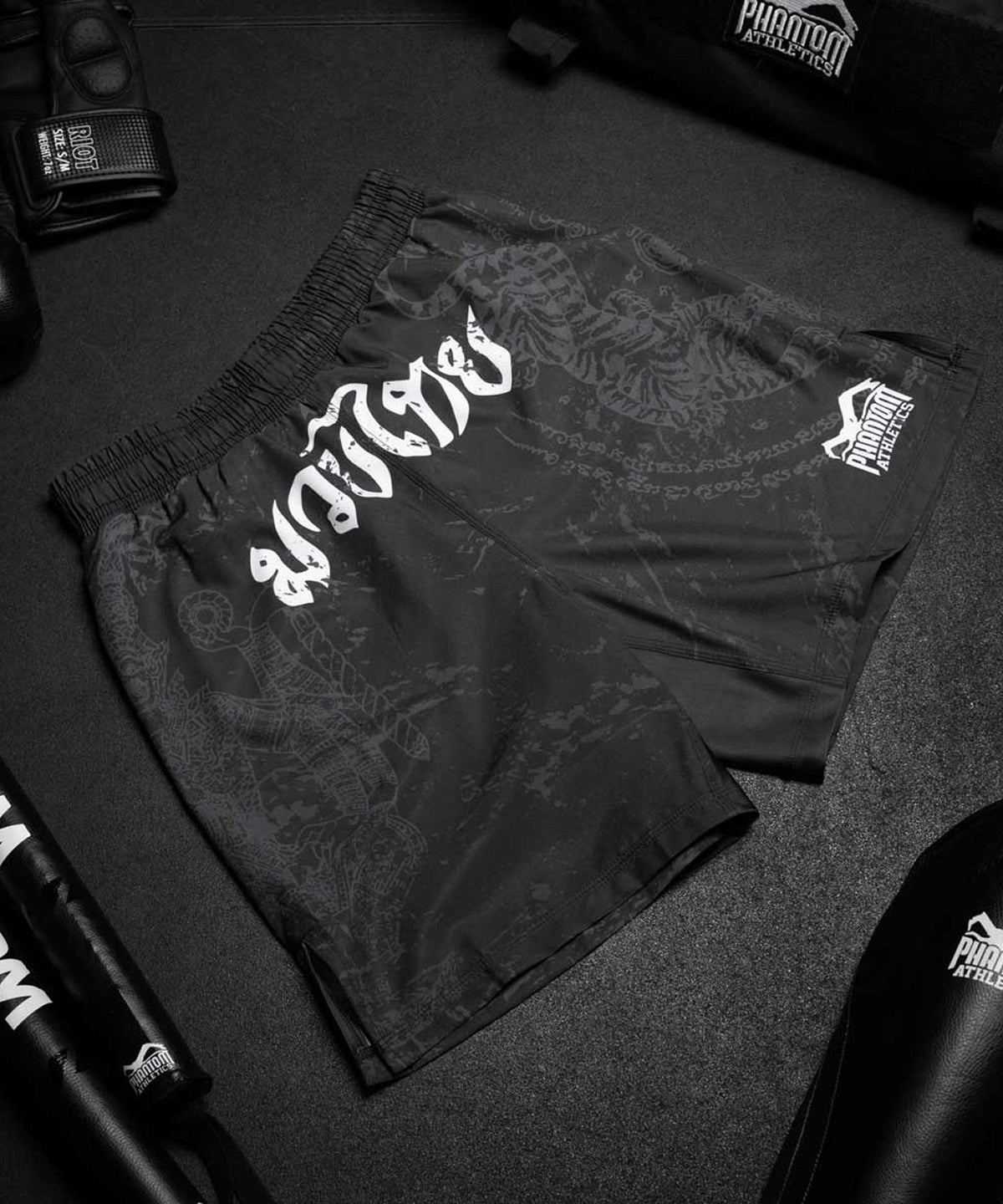Short de MMA Phantom Athletics Evo Muay Thai - Noir